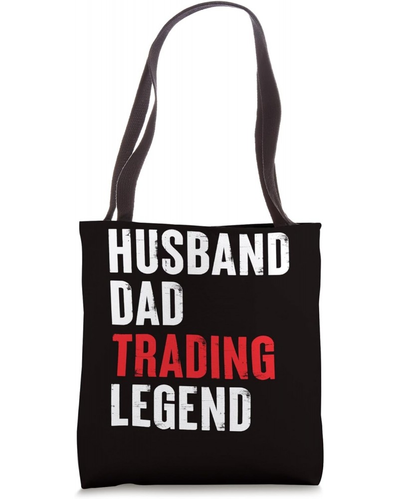 Crypto - Husband Dad Trading Legend Tote Bag $9.80 Totes