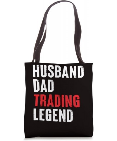 Crypto - Husband Dad Trading Legend Tote Bag $9.80 Totes