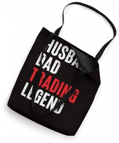 Crypto - Husband Dad Trading Legend Tote Bag $9.80 Totes