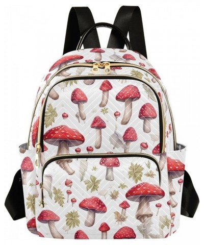 Mushroom Backpack for Women Fashion Shoulder Bags Small Casual Daypack Travel Bag S 202a3533 S(10.23"x5.11"x12.59") 202a3533 ...