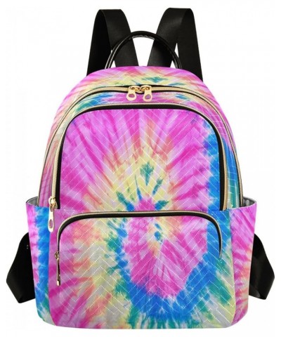 Backpack Purse for Women Tie Dye Pattern Casual Shoulder Bag Small Backpack M Small $11.44 Backpacks