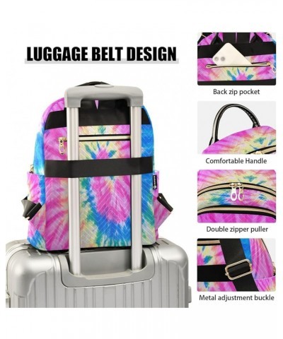 Backpack Purse for Women Tie Dye Pattern Casual Shoulder Bag Small Backpack M Small $11.44 Backpacks