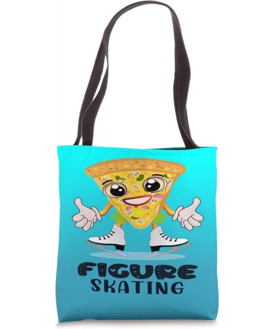 ICE FIGURE SKATING SKATER PIZZA Tote Bag $10.97 Totes