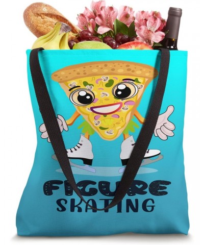 ICE FIGURE SKATING SKATER PIZZA Tote Bag $10.97 Totes