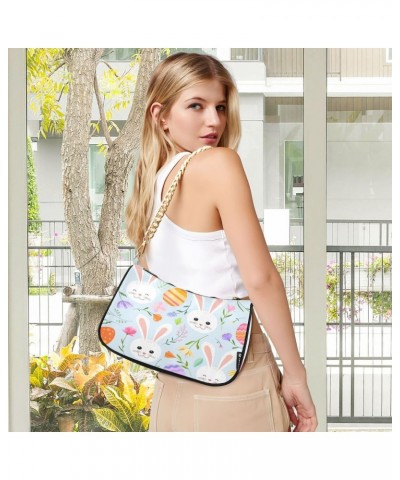 Easter Parrot Spring Women's Handbags Tote Crossbody Bag Purse Ladies Shoulder Bag Hobo Handbag $15.00 Totes