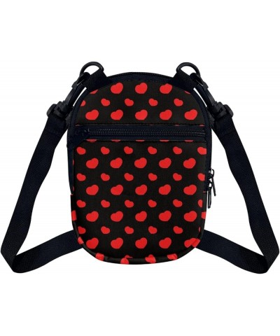 Trendy Print Mini Crossbody Bag for Men Women Teens Sweet Love $8.50 Shoulder Bags