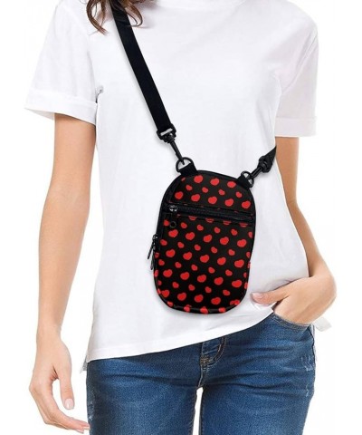 Trendy Print Mini Crossbody Bag for Men Women Teens Sweet Love $8.50 Shoulder Bags