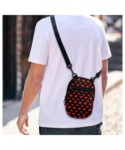 Trendy Print Mini Crossbody Bag for Men Women Teens Sweet Love $8.50 Shoulder Bags