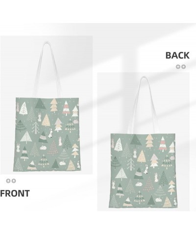 Merry Christmas Single Shoulder Fashion Canvas Tote Shopping Bags Handbags For Men And Women Merry Christmas6 $10.73 Totes