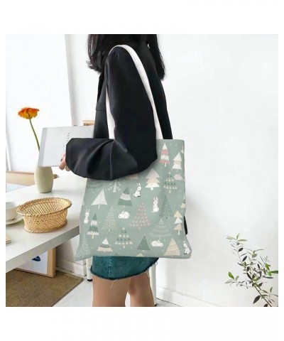 Merry Christmas Single Shoulder Fashion Canvas Tote Shopping Bags Handbags For Men And Women Merry Christmas6 $10.73 Totes