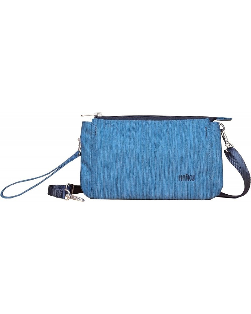 Women's Small Stride Crossbody RFID Blocking Wristlet Wallet Sapphire $29.15 Crossbody Bags