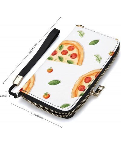 Colourful Artistic Wallets for Women, Print Floral Patterns Womens Wallet with Multiple Card Slots and Cellphone Compartment-...