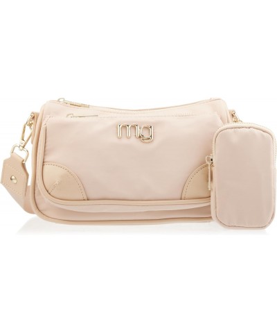 MG Crossbody with Chain, Khaki $13.27 Crossbody Bags