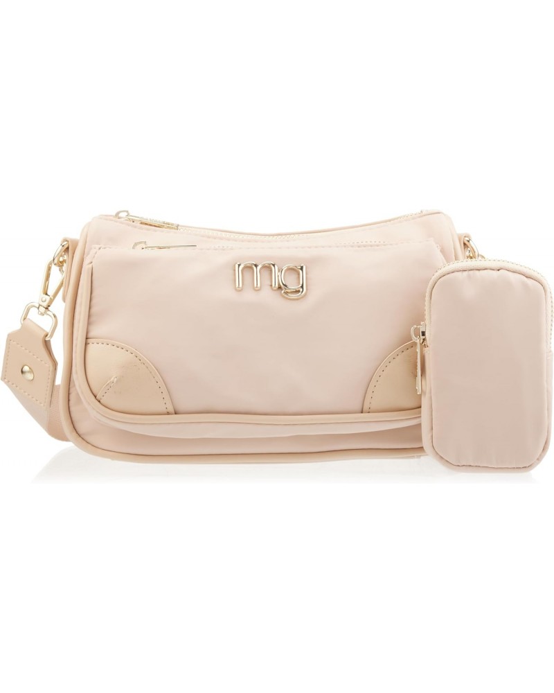 MG Crossbody with Chain, Khaki $13.27 Crossbody Bags