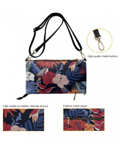 Women Cross-body Envelope Bag Purse Clutch Pouch with Zipper Closure Fantasy $13.80 Crossbody Bags