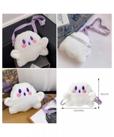 Women loween ni ost Crossbody Bag Fuzzy ost Crossbody Pue th Adjustable Strap loween Pue Bag Purple $6.46 Crossbody Bags