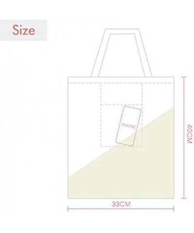 Girl Pen Table Black Sketch Patriotism Tote Canvas Bag Shopping Satchel Casual Handbag $12.71 Totes