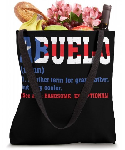 Abuelo Grandfather Abuelo Puerto Rico Flag Father's Day Tote Bag $10.50 Totes