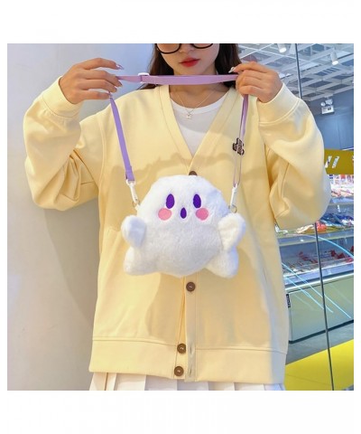 Women loween ni ost Crossbody Bag Fuzzy ost Crossbody Pue th Adjustable Strap loween Pue Bag Purple $6.46 Crossbody Bags