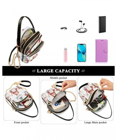 Christmas Winter Snowman Crossbody Bags for Women Crossbody Purse Bag Handle Satchel with Chain Strap for Travel Women $10.40...