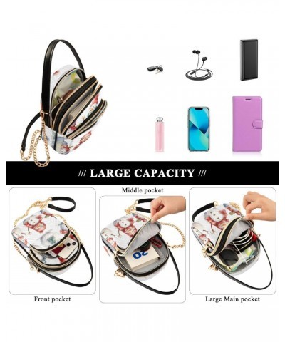 Christmas Winter Snowman Crossbody Bags for Women Crossbody Purse Bag Handle Satchel with Chain Strap for Travel Women $10.40...