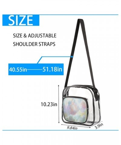 Aesthetic Cloud Stadium-Approved Clear Crossbody Bag Aesthetic Cloud $11.76 Crossbody Bags