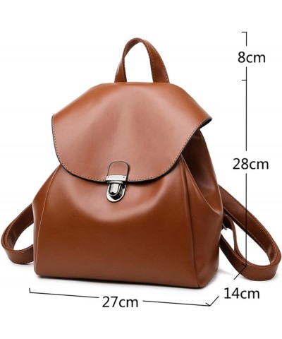 Fashion Women Backpack Fashion Bags For Womens Large Capacity Backpack Multifunction Shoulder Bags (Color : Brown, Size : 11 ...