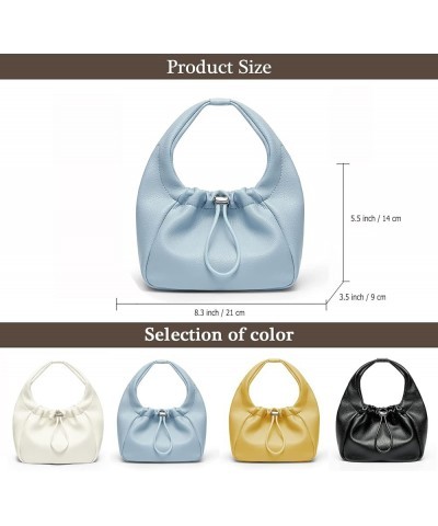 Tote Shoulder Bags Small Women Hobo Handbag Mini Cloud Handbags Clutch Purse Bag Chic Pouch Bag Black $30.67 Totes