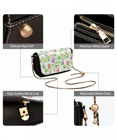 Crossbody Bags for Women Trendy Women's Black Shoulder Bag Small PU Leather Flap Cross Body Bag Handbags Pattern18 $18.44 Cro...