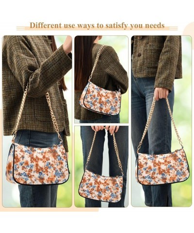 Moon Star Bohemian Womens Purses Small Chain Shoulder Bag Party with Zipper Colorful Floral Tiling $12.87 Shoulder Bags