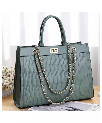 Large Capacity Chain Bag Fashion Handbag Shoulder Bag Handbag Gift School Office Business Travel (Quilted) Zaohong $26.37 Totes