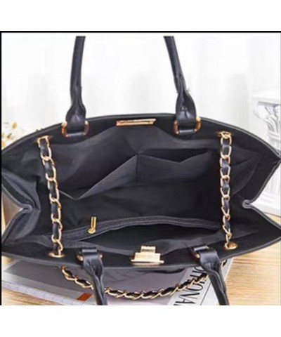 Large Capacity Chain Bag Fashion Handbag Shoulder Bag Handbag Gift School Office Business Travel (Quilted) Zaohong $26.37 Totes