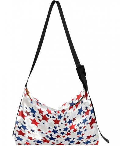 Us Flag Stars Shoulder Bag Purse for Women,Large Leather Handbag Crossbody Bags Adjustable Straps Tote Bag Hobo Bags241 $15.8...