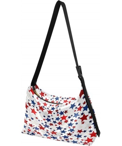 Us Flag Stars Shoulder Bag Purse for Women,Large Leather Handbag Crossbody Bags Adjustable Straps Tote Bag Hobo Bags241 $15.8...