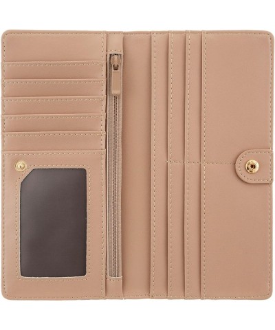 Ultra Slim Thin Leather Women Wallet Rfid Blocking Credit Card Holder Bifold Clutch (Rose) Beautiful Field Flowers $12.87 Wal...