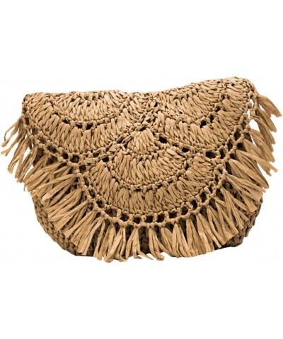 Beach Bag Purse Hand Bags Handbag Straw Woven Bag Woman Shoulder Bag Wallet for Women Vintage Straw Purse Over Shoulder Bag f...