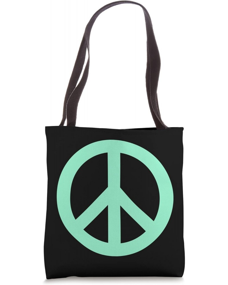 Make Peace Not War - Peace Sign Logo Tote Bag $10.21 Totes