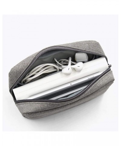 Digital Storage Bag Electronic Accessories Zipper Pouch Hard Drive Earphone Cables USB Flash Drives Power Bank Organizers,Gra...