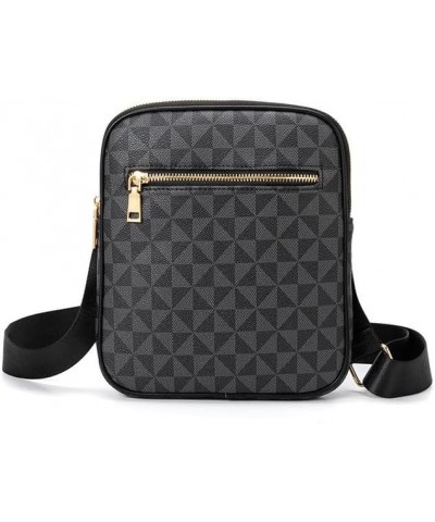 Small Shoulder Bag for Women Men Chic Crossbody Bag Lightweight Purse with Adjustable Strap Black $10.29 Crossbody Bags