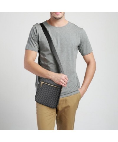 Small Shoulder Bag for Women Men Chic Crossbody Bag Lightweight Purse with Adjustable Strap Black $10.29 Crossbody Bags