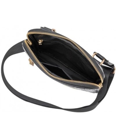 Small Shoulder Bag for Women Men Chic Crossbody Bag Lightweight Purse with Adjustable Strap Black $10.29 Crossbody Bags