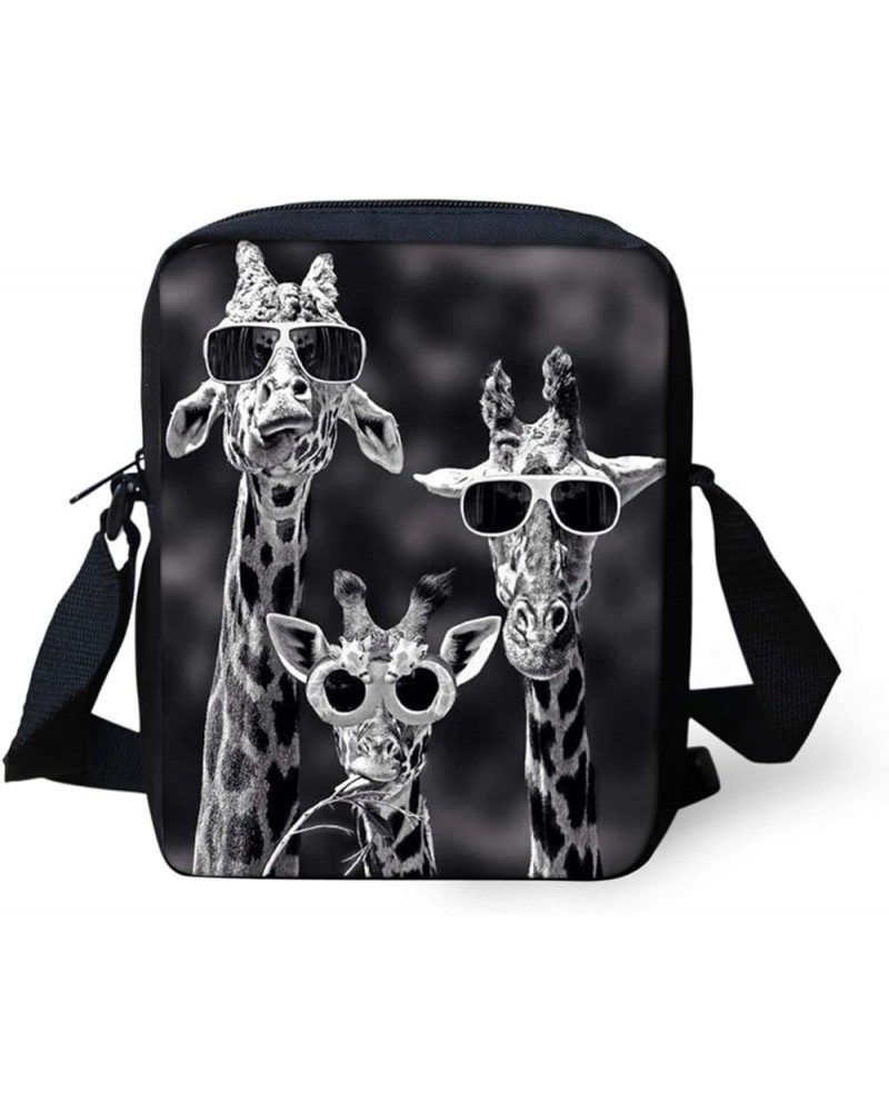 Animals Face Small Crossbody Bags Shoulder Handbag Giraffe $11.19 Crossbody Bags