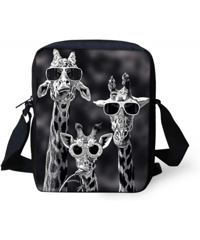 Animals Face Small Crossbody Bags Shoulder Handbag Giraffe $11.19 Crossbody Bags