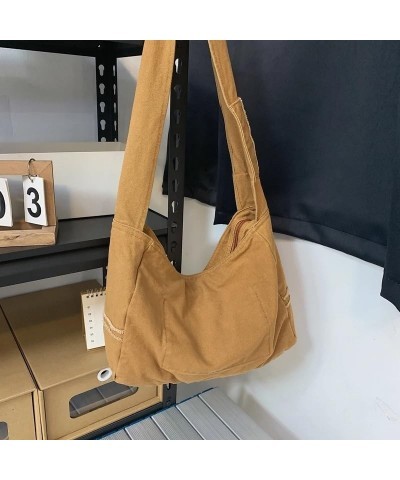 Shoulder Bag Canvas Women's Shoulder Bag, Solid Color Leisure Or Travel Bag, Crossbody Bag, Work Bag Shoulder Bag For Women B...