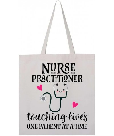 Nurse Practitioner Nursing Quote Tote Bag 0020 White $12.64 Totes