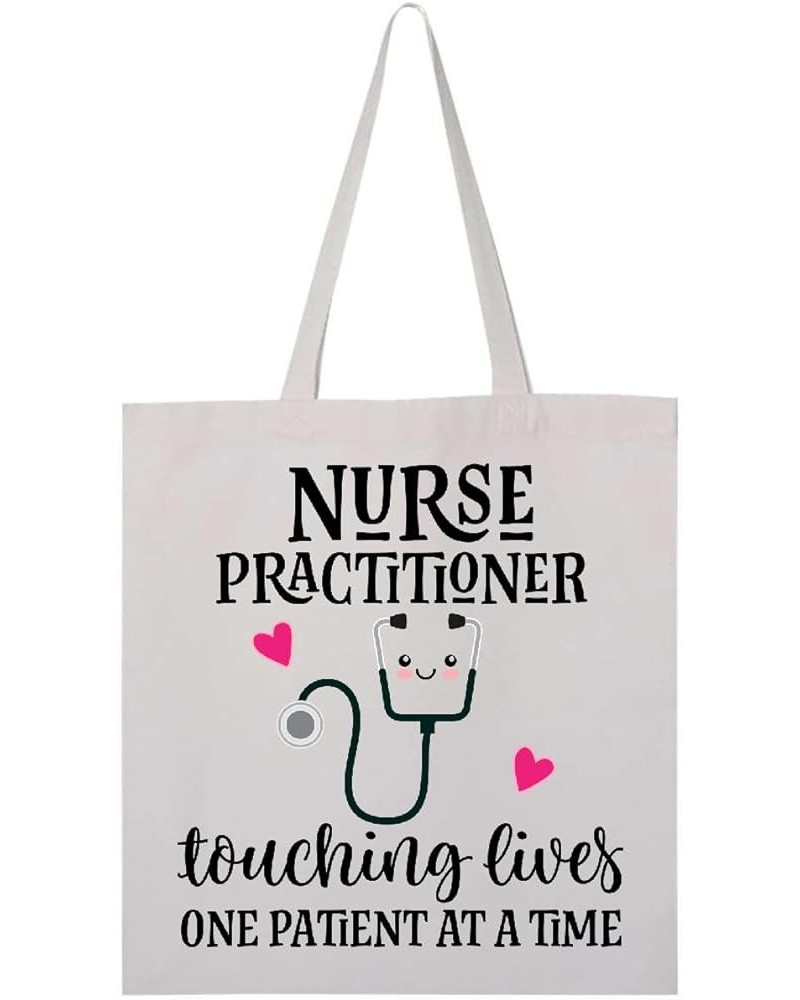 Nurse Practitioner Nursing Quote Tote Bag 0020 White $12.64 Totes