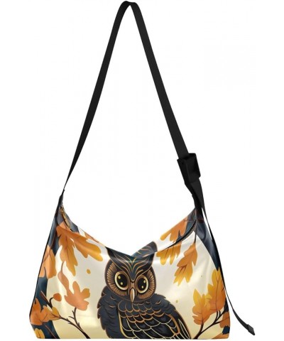 Elegant Ditsy Flowers Green PU Leather Shoulder Bag Shoulder Purse Crossbody Tote Bags for Women Owl Fall Leaves $21.82 Hobo ...