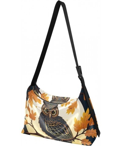 Elegant Ditsy Flowers Green PU Leather Shoulder Bag Shoulder Purse Crossbody Tote Bags for Women Owl Fall Leaves $21.82 Hobo ...