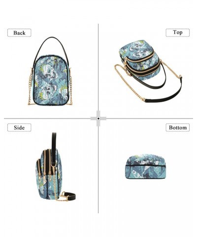 Skulls Crossbody Bags for Women Crossbody Purses Shoulder Bag with Chain Strap for Women Gifts $12.74 Crossbody Bags