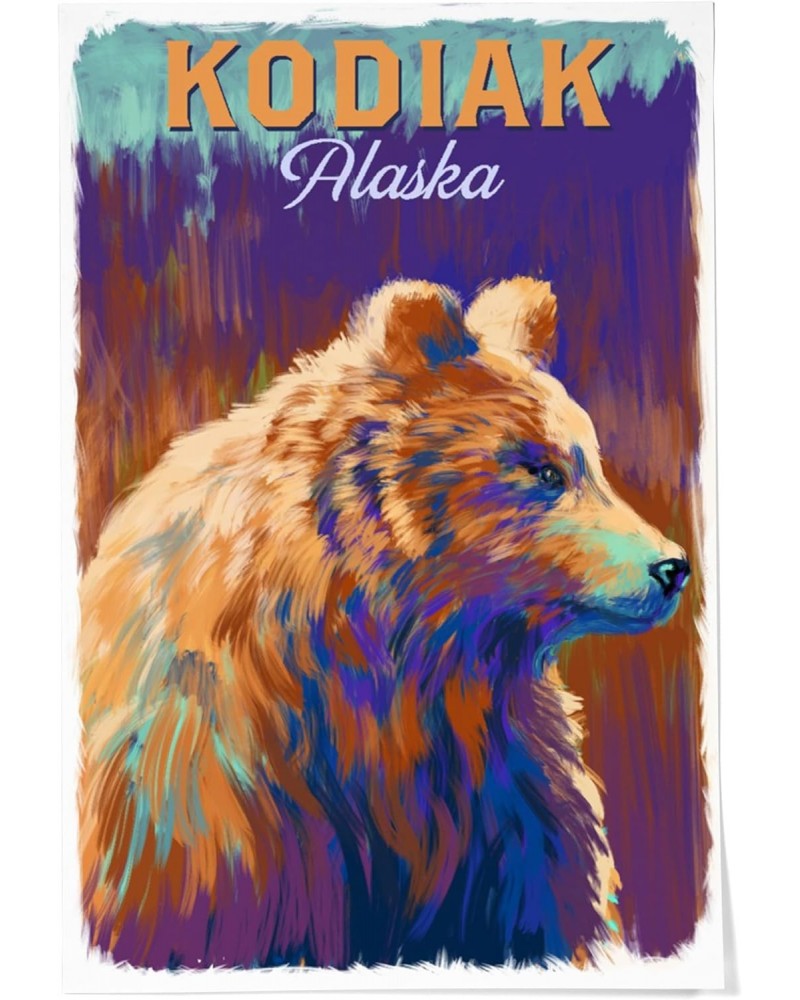 24x36 Inch Giclee Print, Kodiak, Alaska, Grizzly Bear, Vivid $20.50 Totes